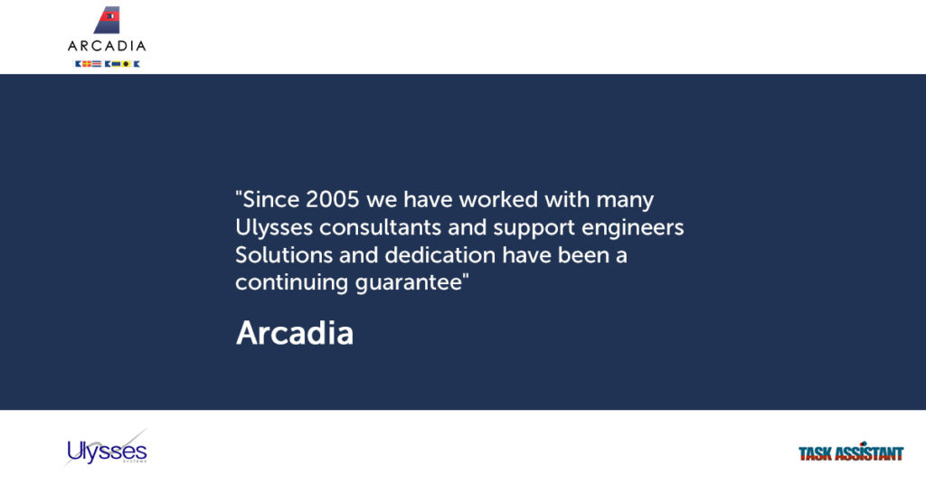 Ulysses Customer Service: Arcadia Shipmanagement