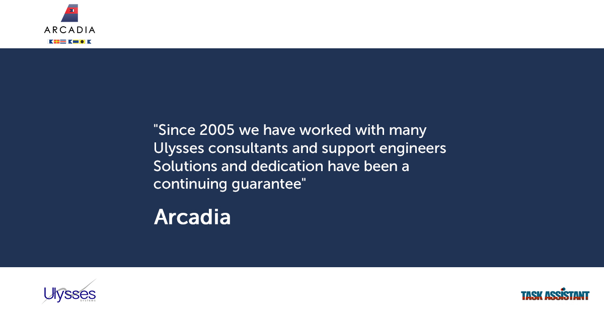 Ulysses Customer Service: Arcadia Shipmanagement