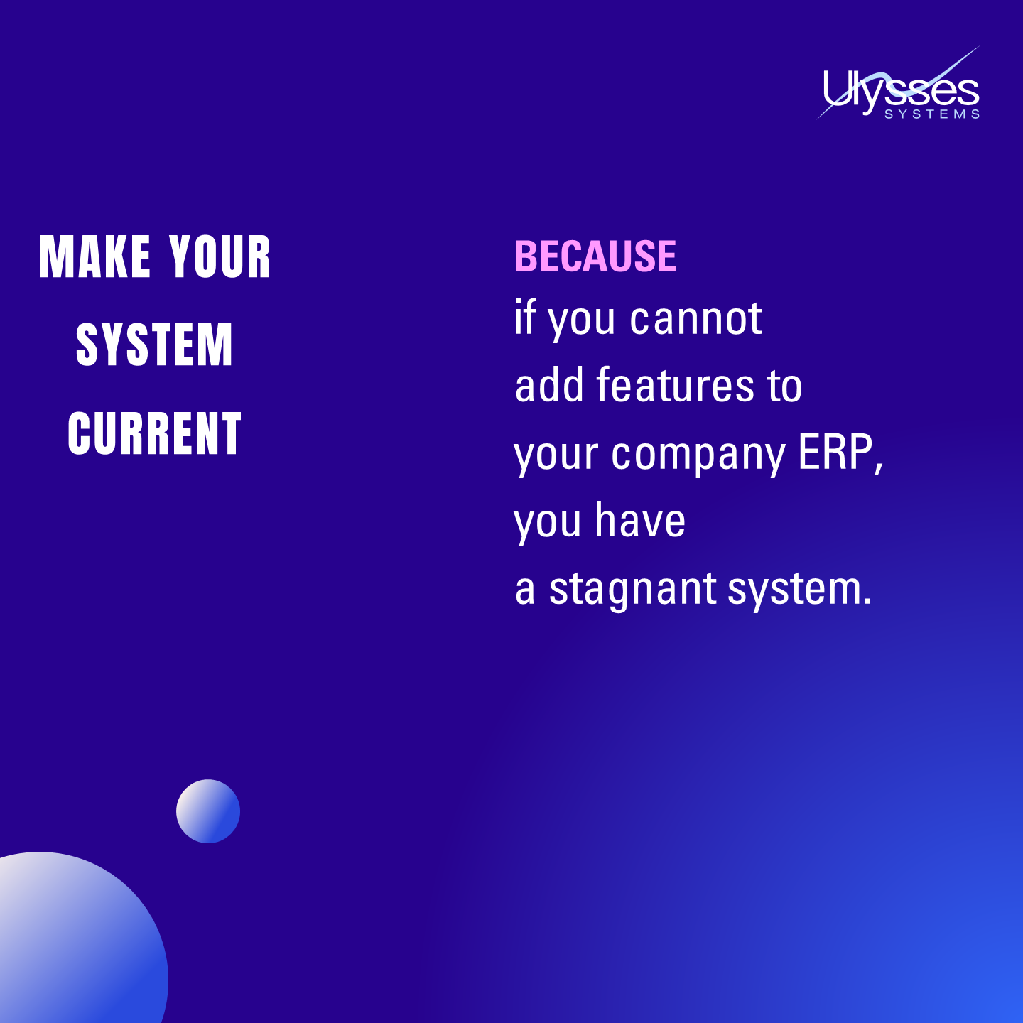Make your system current
